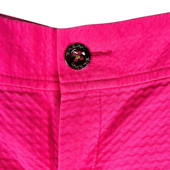 Lily Pulitzer The Callahan Short 14 Pink Cotton Shorts Preppy Coastal - Picture 3 of 6